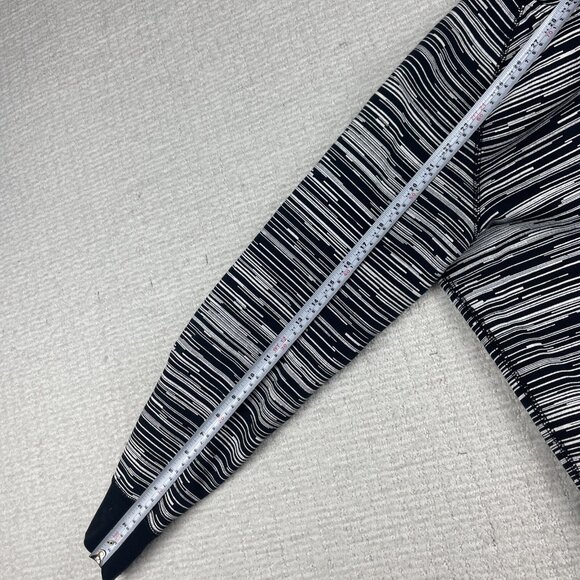 Nike Hoodie Mens M Black White AW77 FT Speed Stripe Full Zip 614488-010 - Picture 12 of 16